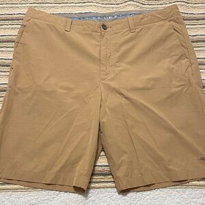 Tommy Bahama Men's Camel Tan Flat Front Shorts - size 40 waist